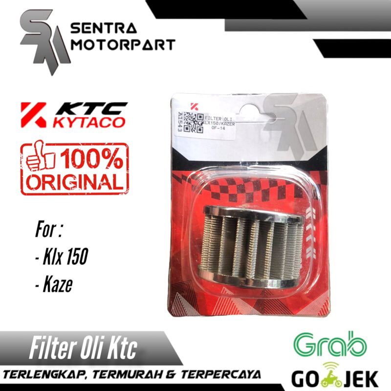 Jual Filter saringan oli racing klx 150 kaze ktc original | Shopee ...