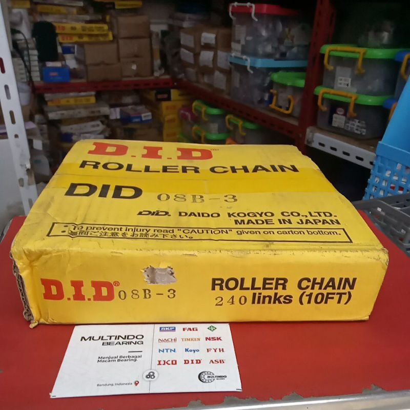 Jual Rantai RS 08B3 TRIPLE DID JAPAN ROLLER CHAIN ORIGINAL Shopee