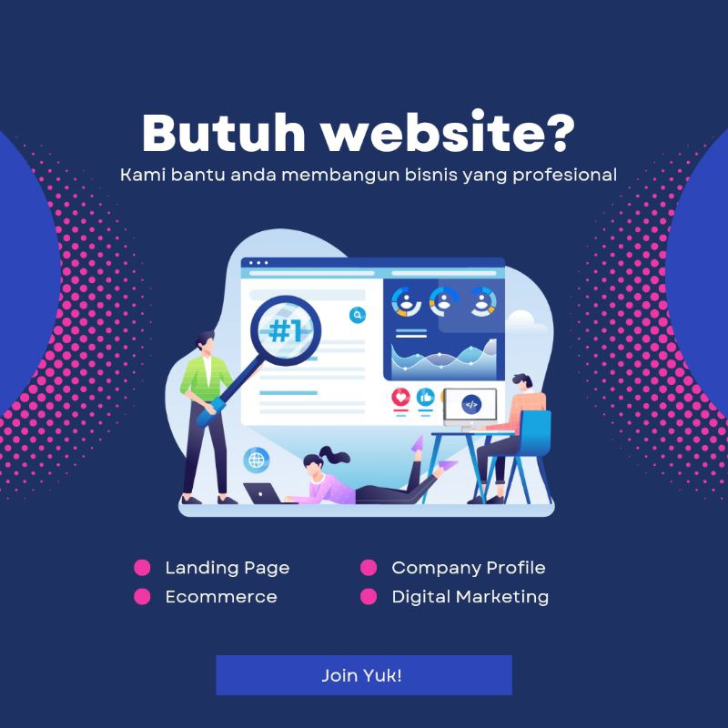 Jual Jasa Pembuatan Website Professional Landing Page Company Profile ...