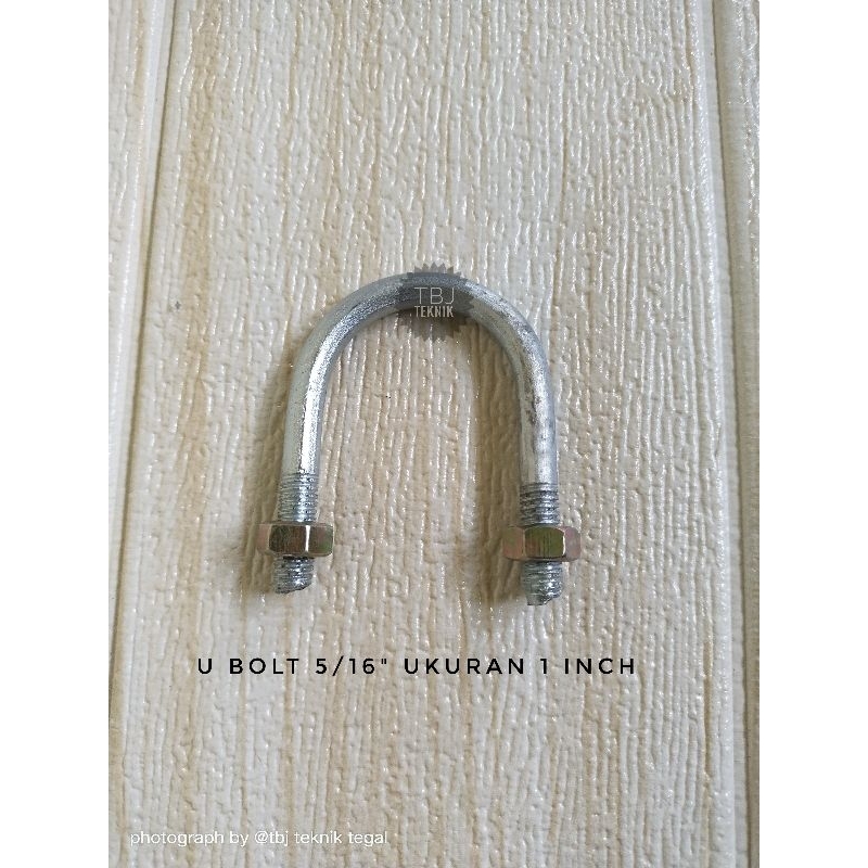 Jual klem besi U bolt ukuran 1/2"8 inch Shopee Indonesia