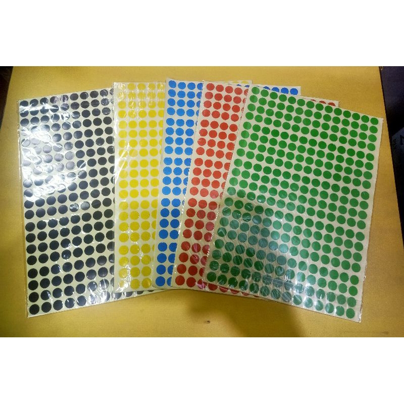 Jual Label Stiker Warna Bulat 10mm | Shopee Indonesia