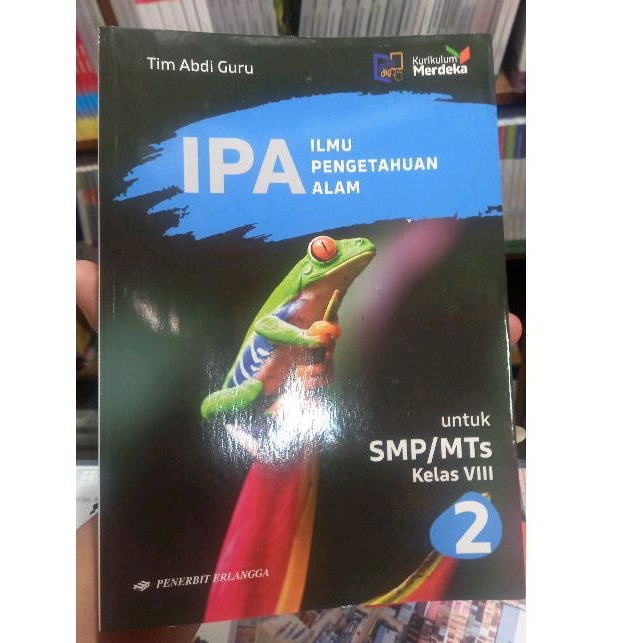 Jual Buku Ipa 2 Ilmu Pengetahuan Alam Kls Viii Smp Erlangga Kurikulum Merdeka Shopee Indonesia