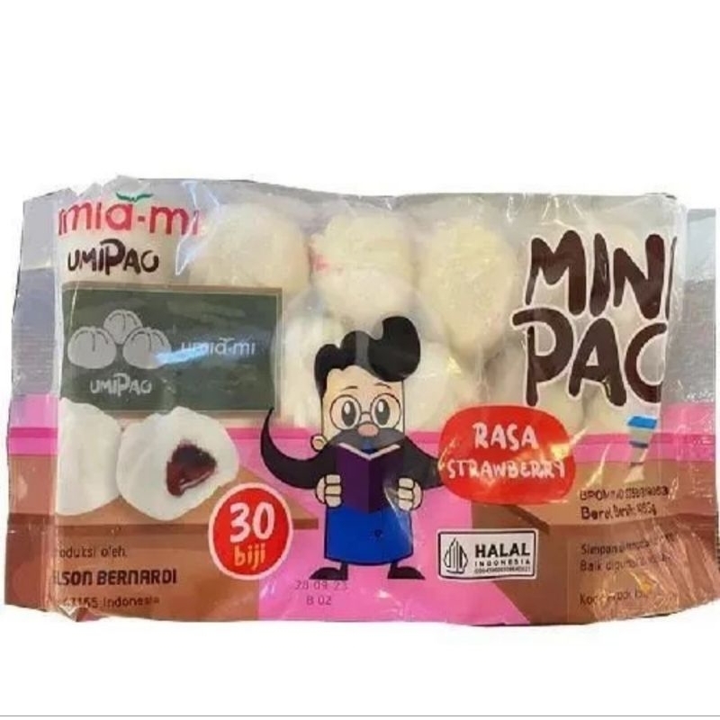 Jual Umiami Mini Pao Strawberry 430 gr isi 30 Pcs | Shopee Indonesia