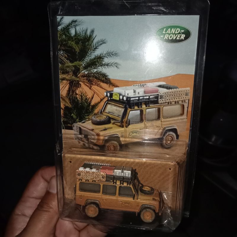 Jual Custom Card MiniGT Land Rover Defender 110 1989 Camel Trophy ...