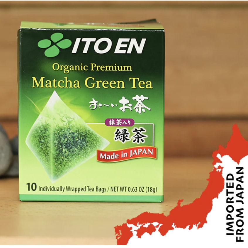 Jual ITO EN Matcha Green Tea with Roasted Rice Premium Tea Bags 100