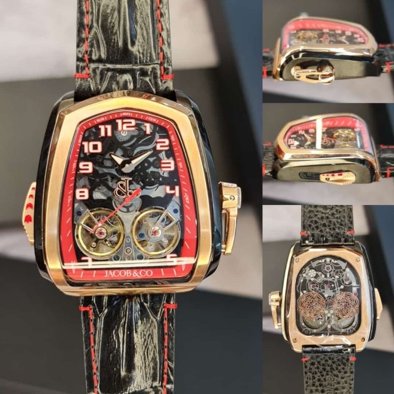 Jual Jam tangan Pria JACOB & CO Twin Turbo Automatic Swiss Sapphire ...