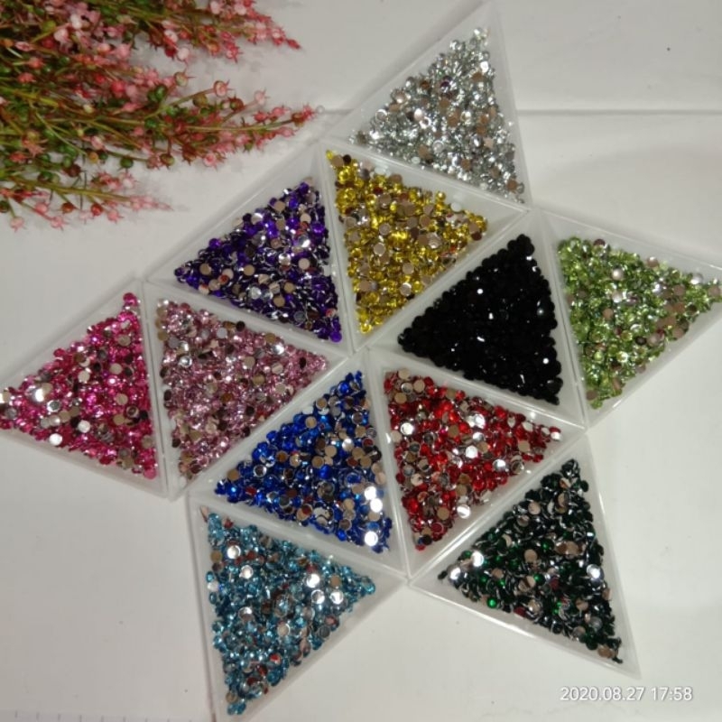 Jual rhinestone 5mm & 6mm | Shopee Indonesia