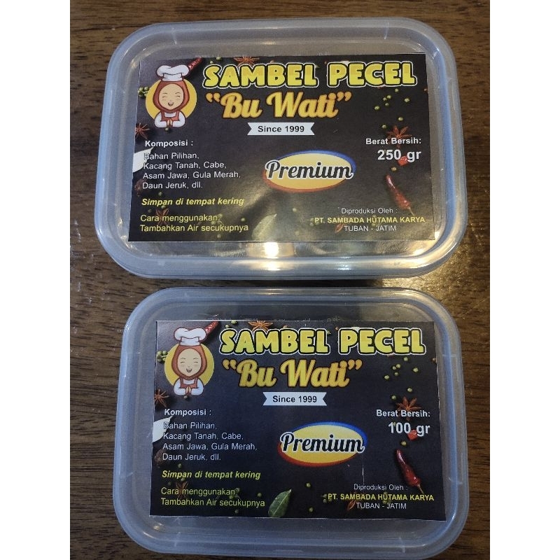 Jual SAMBAL PECEL BU WATI / SAMBAL PECEL ENAK / SAMBAL PECEL LEGENDARIS ...