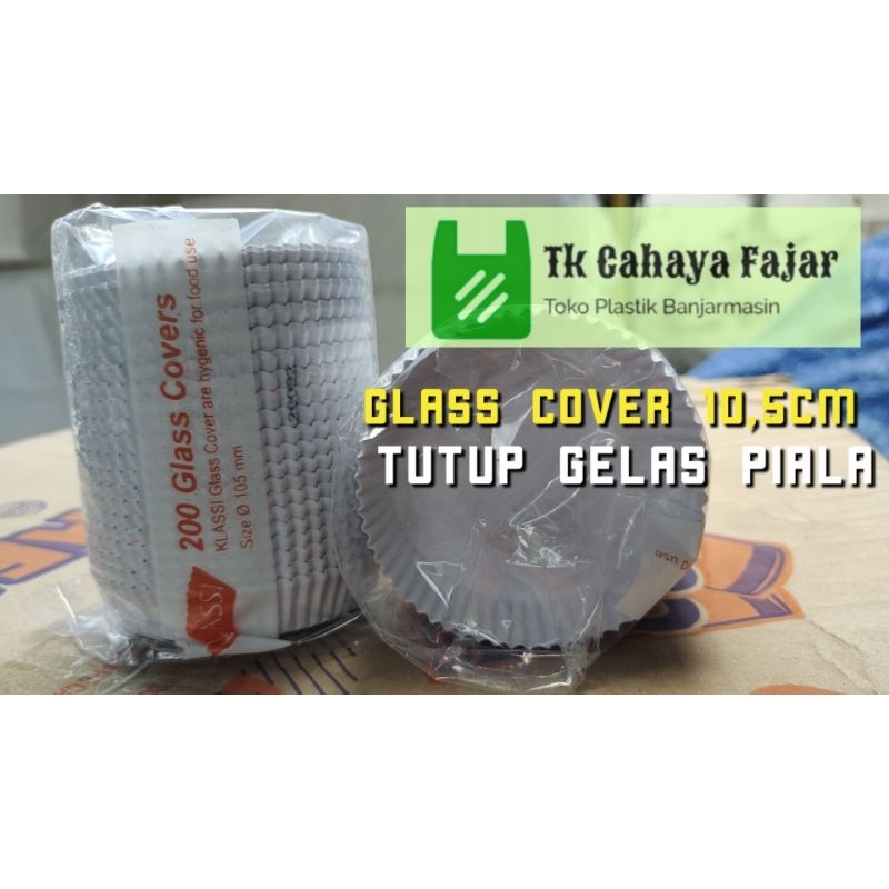 Jual Glass Cover Penutup Kertas Gelas Kaca Isi 200pcs Shopee Indonesia 5282