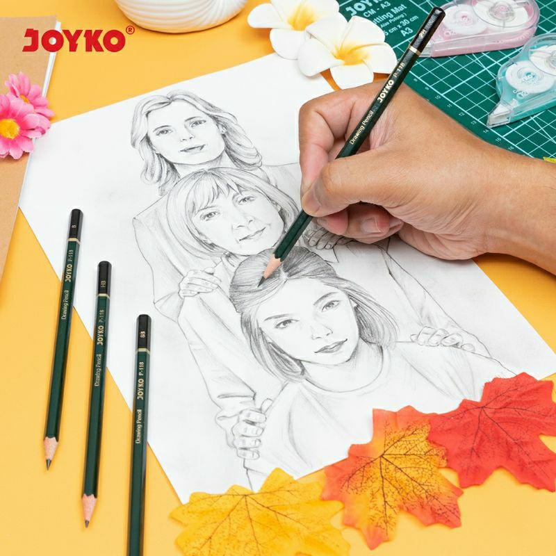 Jual PENSIL JOYKO 7B DRAWING PENCIL 7B SATUAN | Shopee Indonesia