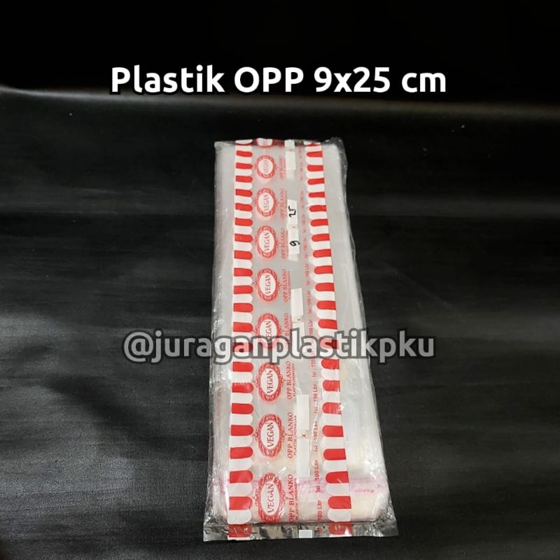 Jual Plastik Opp Lem 9x25 Cm Isi 100 Lembar Seal Makanan Roti Kue Donat 9x25 8 X 25 5859