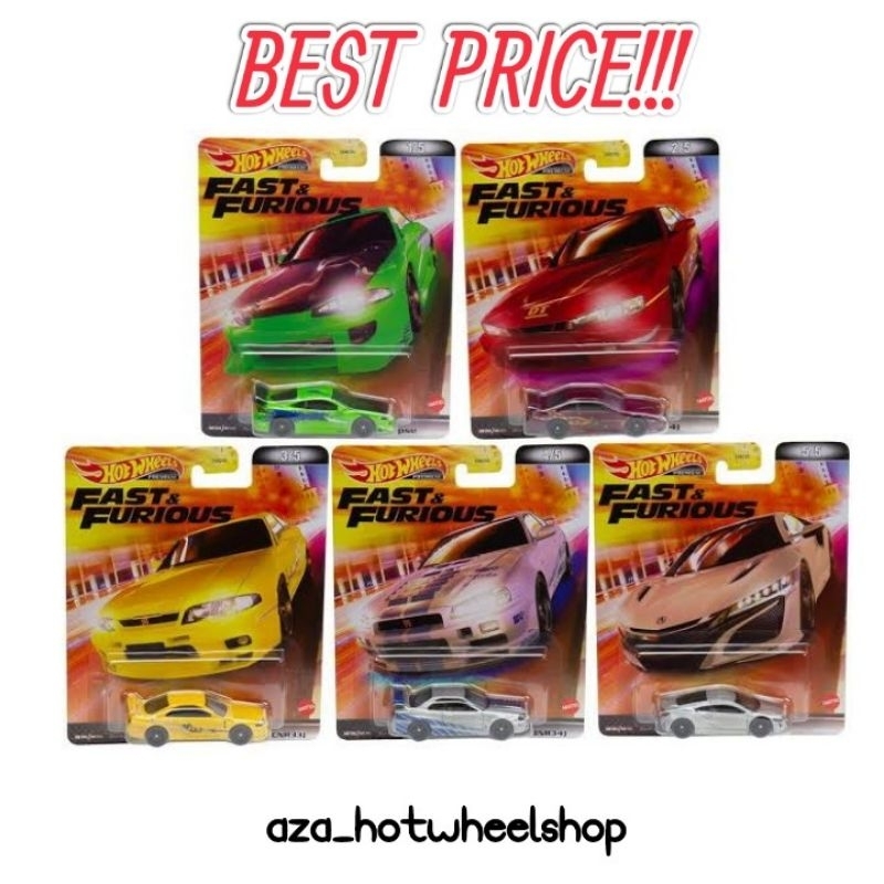 Jual HOT WHEELS ECERAN FAST AND FURIOUS PREMIUM 2022 NISSAN