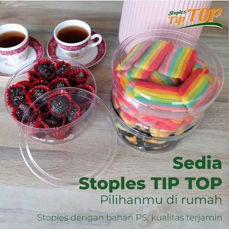 Jual Stoples / Toples Kue Kering 250gram 500gram Bening TipTop Isi ...