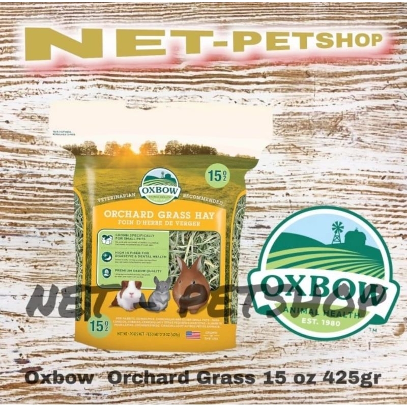 Jual Rumput Oxbow Orchard Hay 425gr 15 Oz Makanan Hewan Rumput Shopee