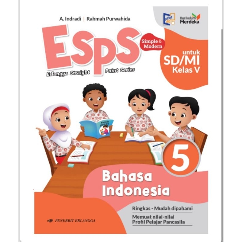 Jual Esps Bahasa Indonesia SD Kelas 5 Kurikulum Merdeka (original ...