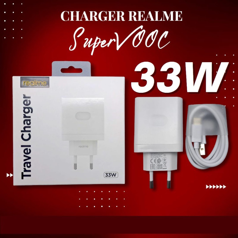 Jual TRAVEL CHARGER REALME 33WATT VCB3HEAEH SUPER DART/SUPER VOOC ...