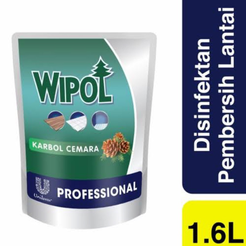 Jual wipol pro clasic pine karbol lantai 1600ml | Shopee Indonesia