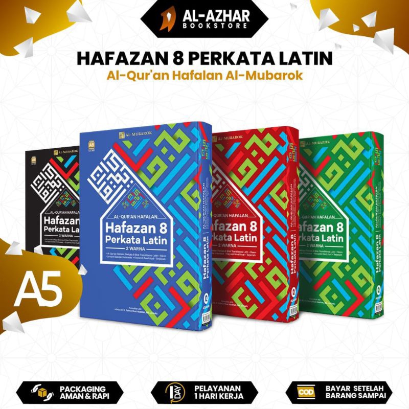 Jual Alquran Hafazan 8 Terjemah Perkata Latin HVS 2 Warna Al Quran ...