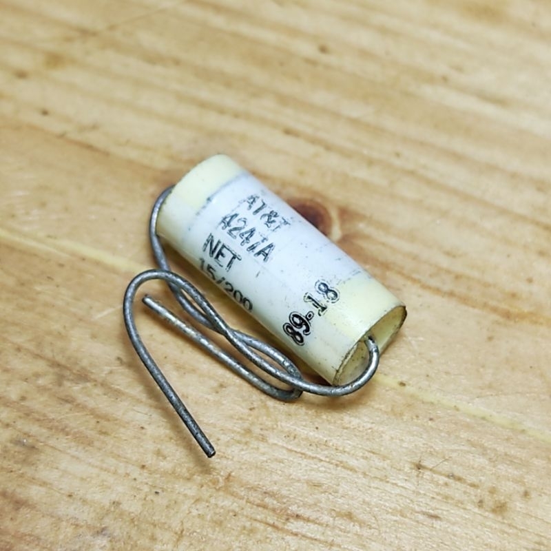 Jual 0.15UF 150NF AT&T NOS Vintage Axial Capacitor Audio Kapasitor ...