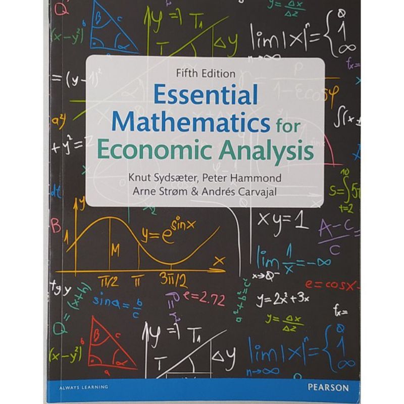 Jual original essential mathematics for economics analysis 5e knut