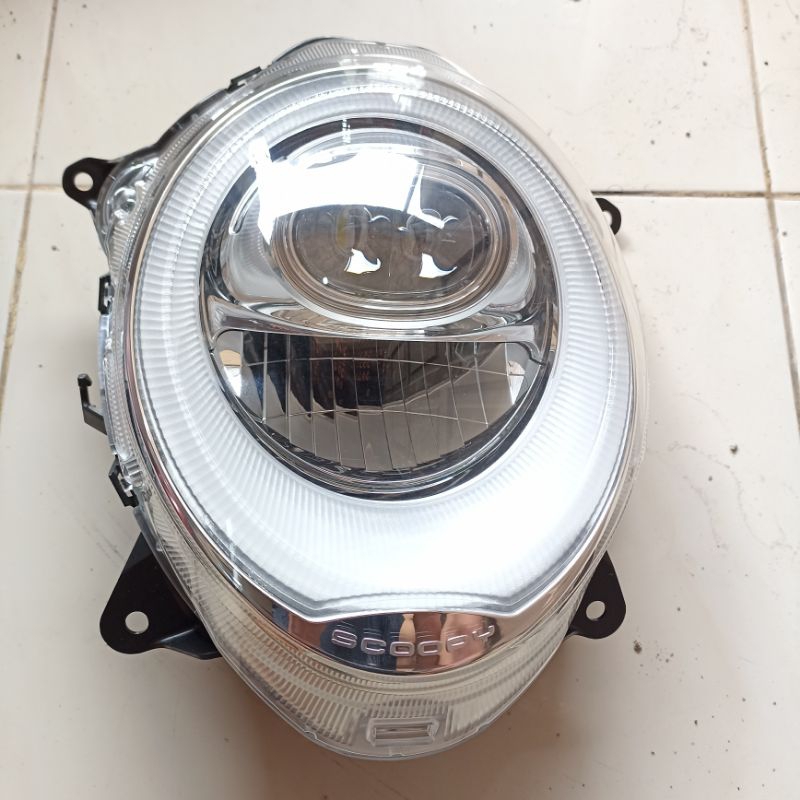 Jual Lampu Depan Reflektor Depan Assy Lengkap Honda New Scoopy Esp Kode Shopee