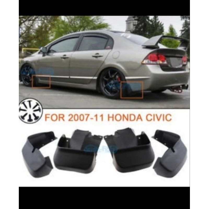 Jual karpet lumpur mudguard mud guard penahan lumpur oem honda civic fd