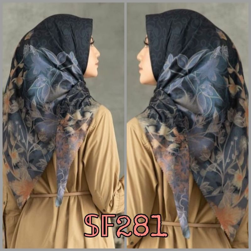 Jual JILBAB HIJAB MOTIF PREMIUM Voal Motif 281 | Shopee Indonesia