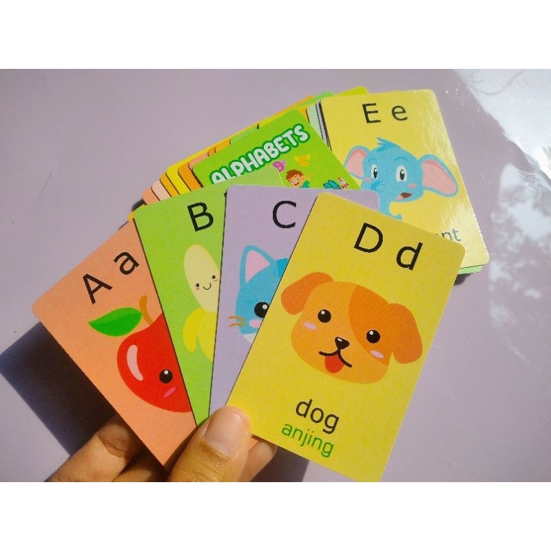 Jual KARTU PINTAR / Flash Card Edukasi Anak Mainan Edukasi Anak Kartu ...