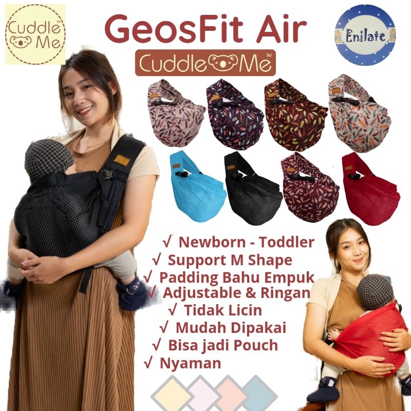 Jual Cuddle Me Geos Fit Air Adjustable Gendongan Bayi Airsling Geosfit Cuddleme Shopee Indonesia