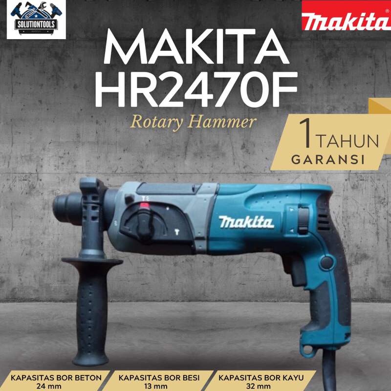 Jual BERGARANSI !!! MAKITA ROTARY HAMMER HR2470 BOR SDS Shopee Indonesia