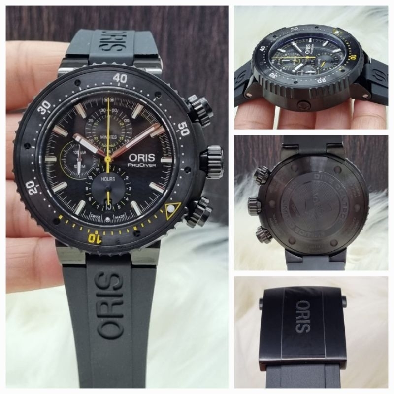 Jual JAM TANGAN PRIA ORIS KARET ORIS DIVE CONTROL RUBBER