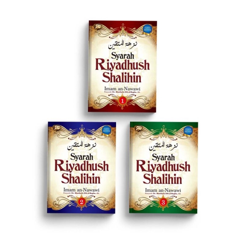 Jual 1 Set 3 Jilid Hardcover Buku Hadits Syarah Riyadhus Shalihin