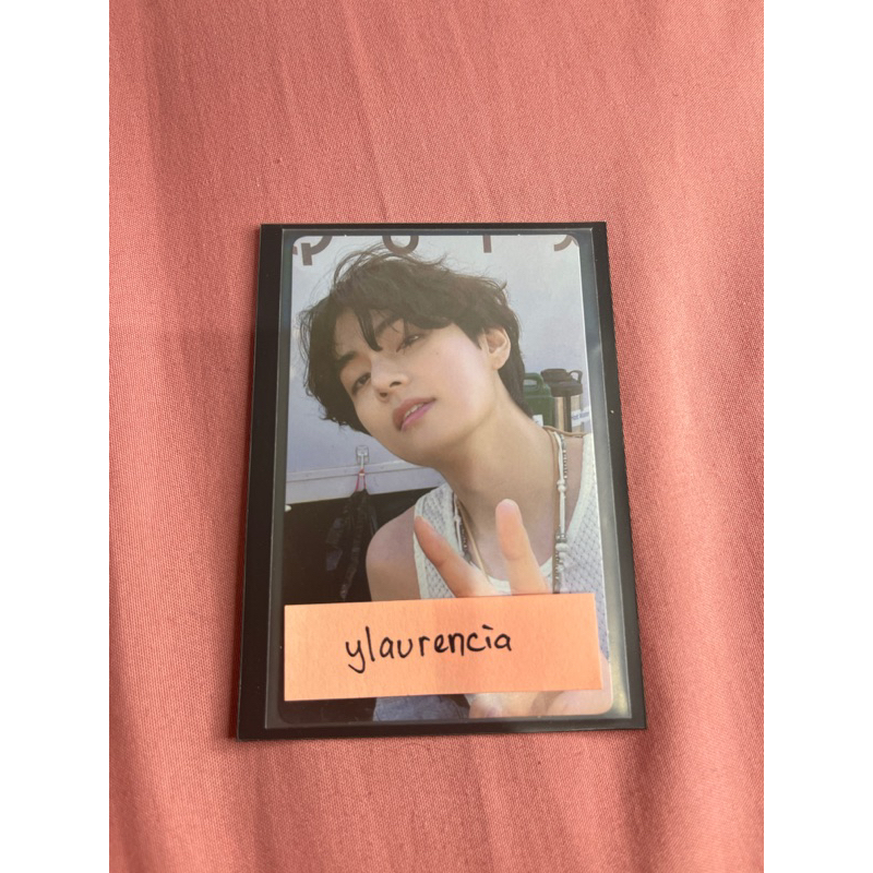 Jual Booked Bts V Photocard Rpc Taehyung Memo 2021 Dvd Memories Bangtan