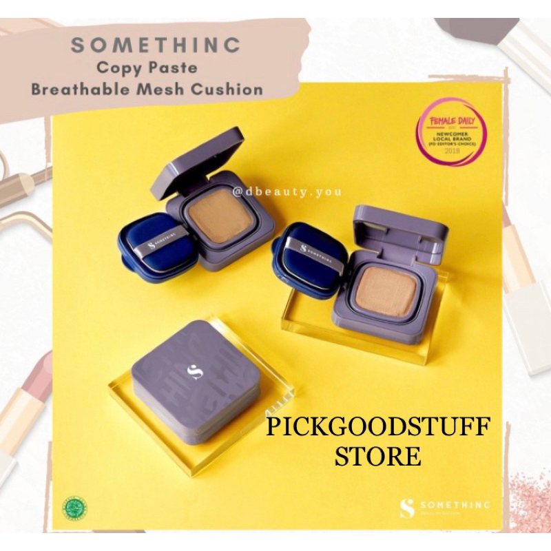 Jual SOMETHINC Copy Paste Breathable Mesh Cushion SPF 33 PA++ (Halal ...