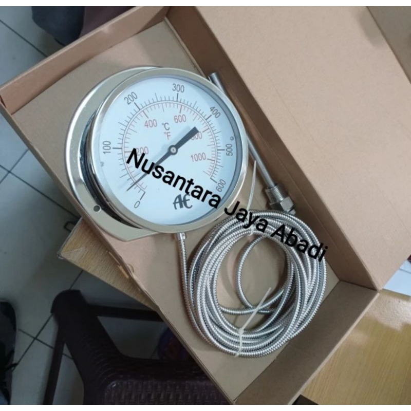 Jual Thermometer Temperatur Gauge Kapiler Capillary 6 