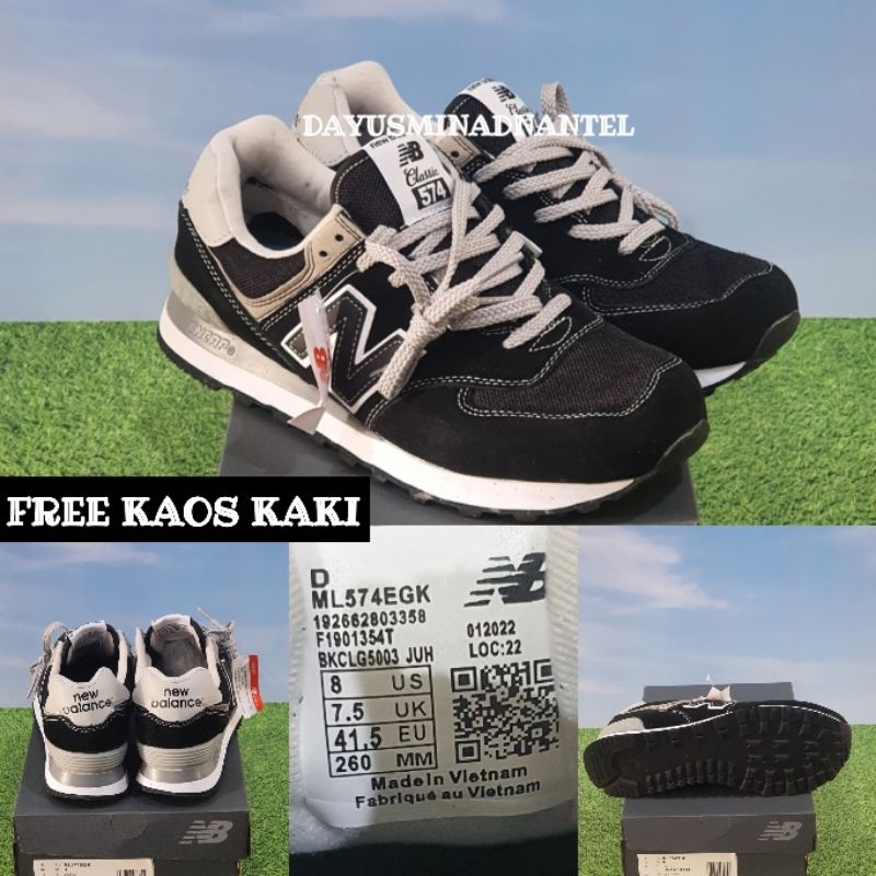 SEPATU NEW BALANCE SNEAKERS PRIA NEW BALANCE CLASSIC 574EGK MADE IN VIETNAM ORIGINAL