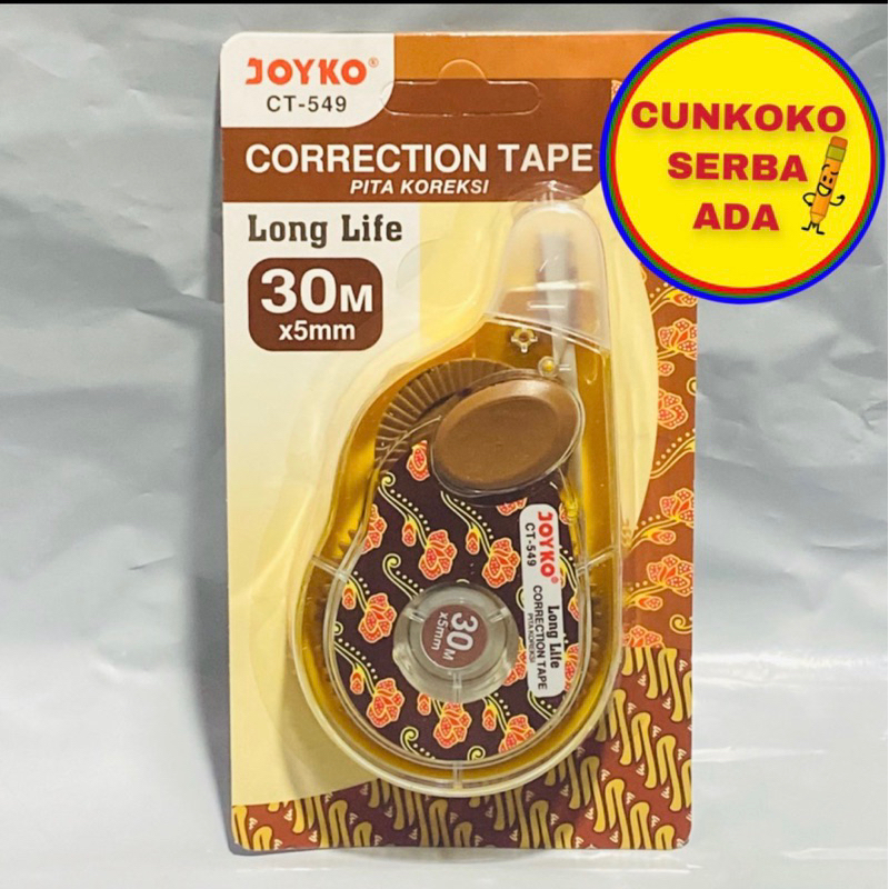 Jual Tipe X Trondol Joyko Tipe X Kertas Joyko Correction Tape Joyko Ct Shopee Indonesia