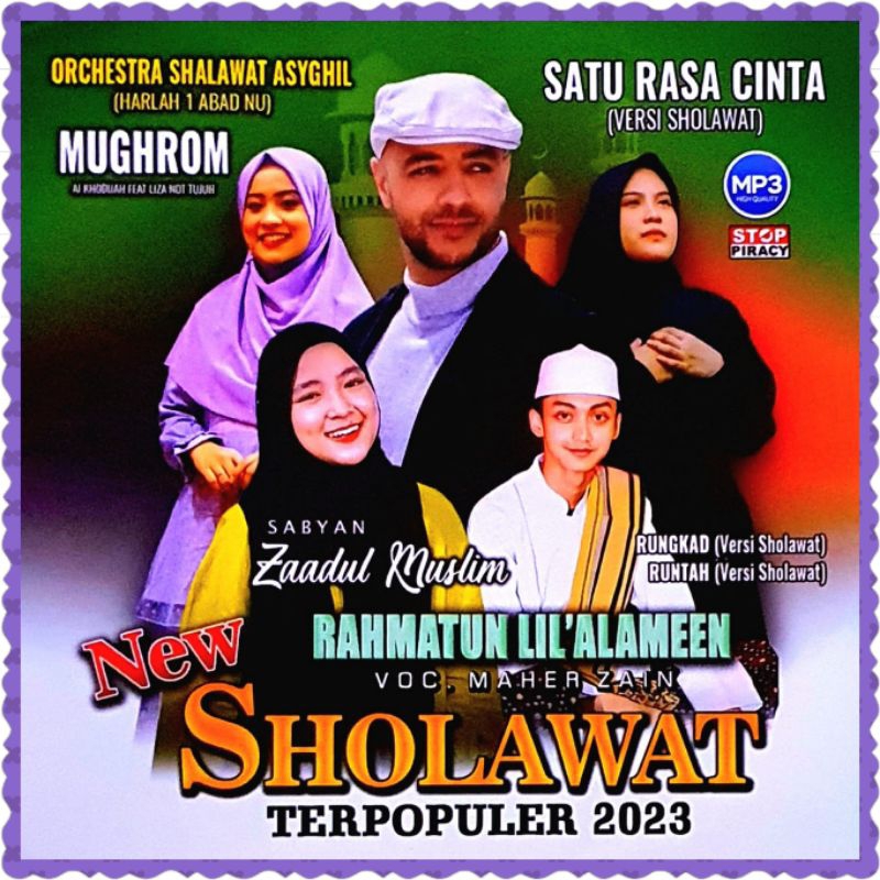 Jual KASET MP3 NEW SHOLAWAT TERPOPULER 2023 - KASET MP3 LAGU SHOLAWAT