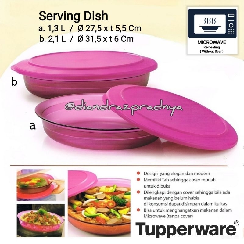 Jual Serving Dish Tupperware Table Collection | Shopee Indonesia