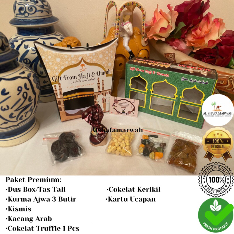 Jual Paket Oleh-Oleh Haji & Umroh Premium Free Kartu Ucapan | Paket ...