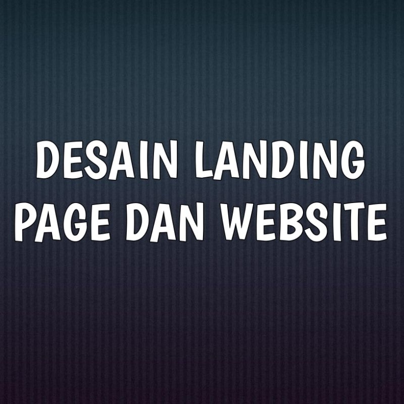 Jual Desain Landing Page dan Website. | Shopee Indonesia