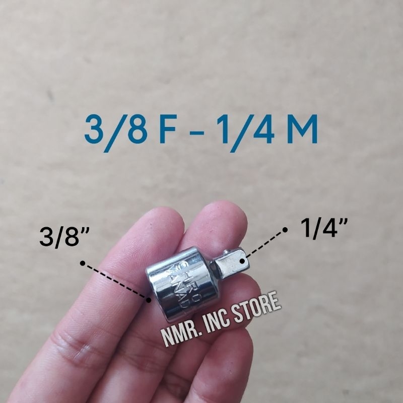 Jual Adaptor Mata Kunci Shock 1/4