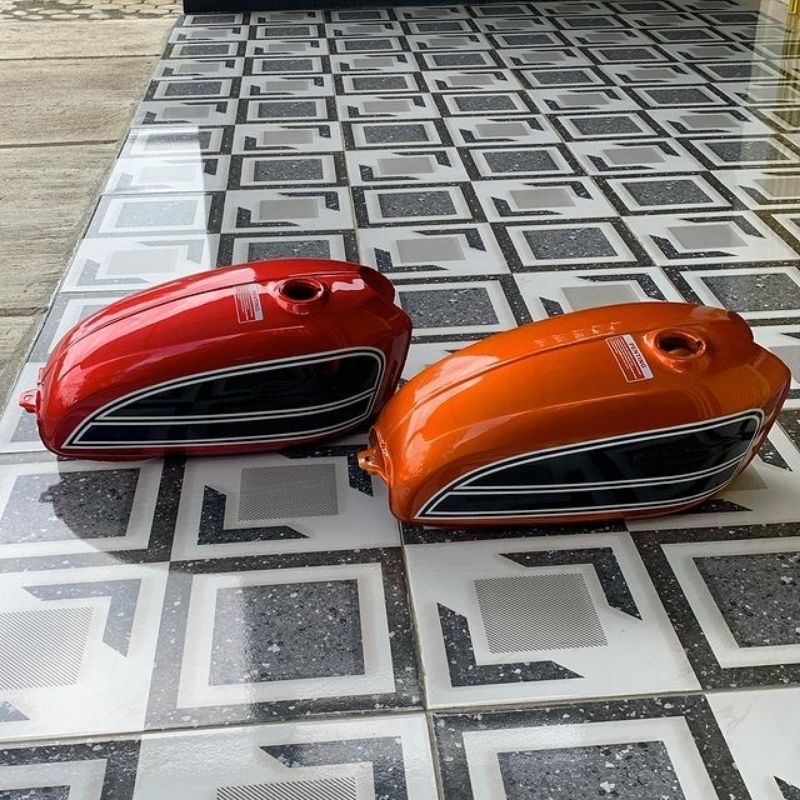 Jual TANGKI HONDA CB125 MEREK SULTAN PART CAT MOTIF ORIGINAL CB125
