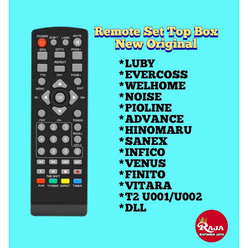 Jual Remote Set Top Box STB New Original Shopee Indonesia