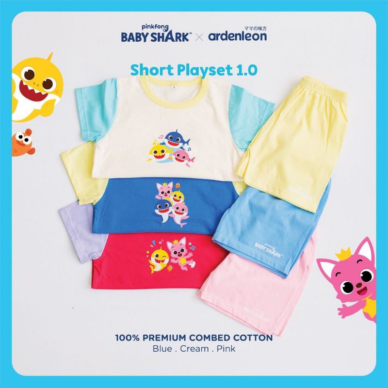 Jual Ardenleon Pinkfong Baby Shark Short Playset Shopee Indonesia