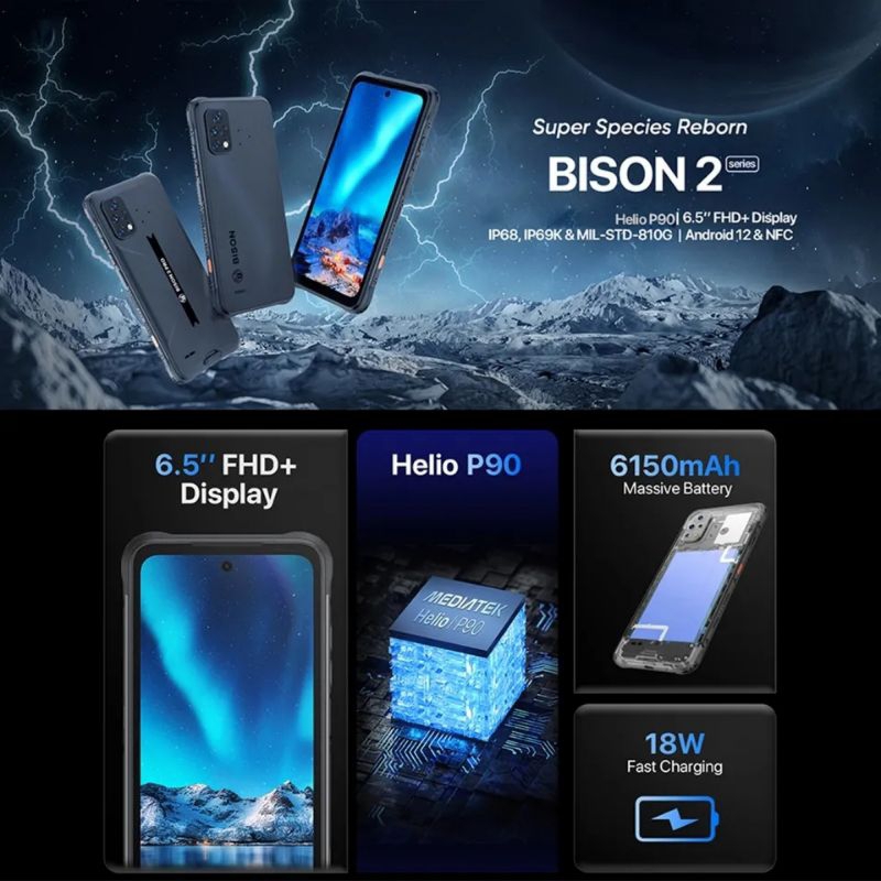 未開封新品 UMIDIGI BISON Cyber Yellow Umidigi Bison (2021) Dual SIM 128 GB cyber yellow 8 GB RAM