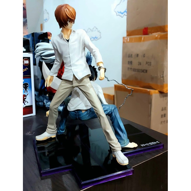 Jual action figure death note model statue light yagami dan L | Shopee ...