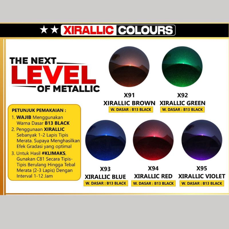 Jual SAPPORO ULTIMATE XIRALLIC COLOURS ⭐⭐ SPRAY PAINT CAT SEMPROT 2 ...