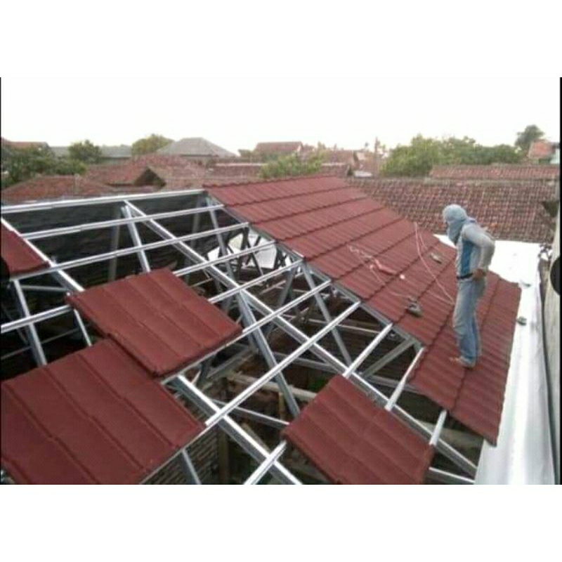 Jual baja ringan atap genteng metal pasir | Shopee Indonesia