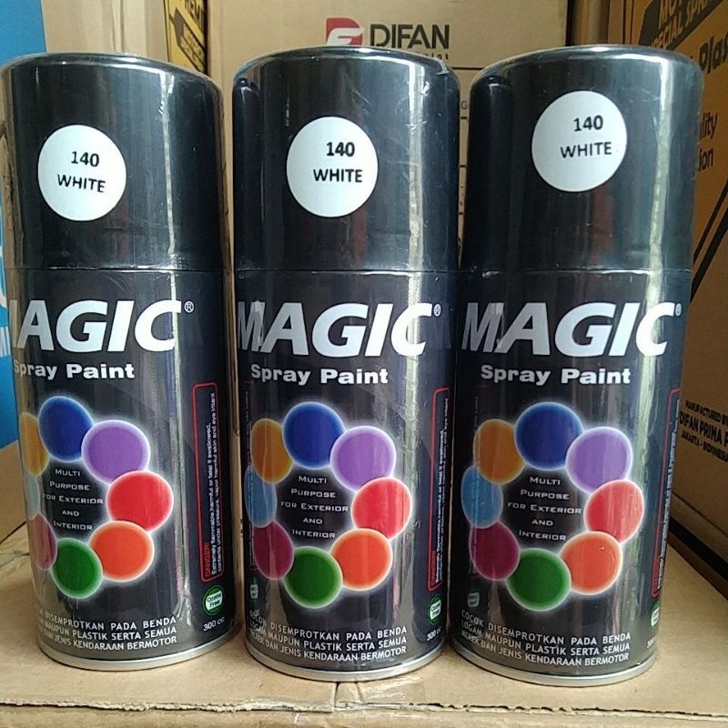 Jual pilok pilox magic spray paint magic white 140 300cc putih susu ...